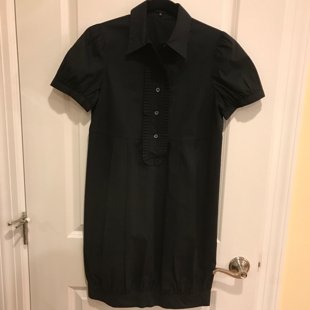 Theory Women’s Tuxedo Style Bubble Dress